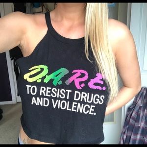 D.A.R.E. Crop top